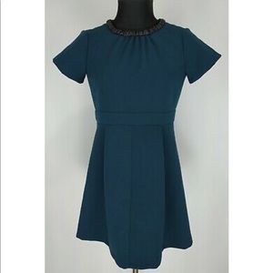 Maje Accent Collar Babydoll Dress